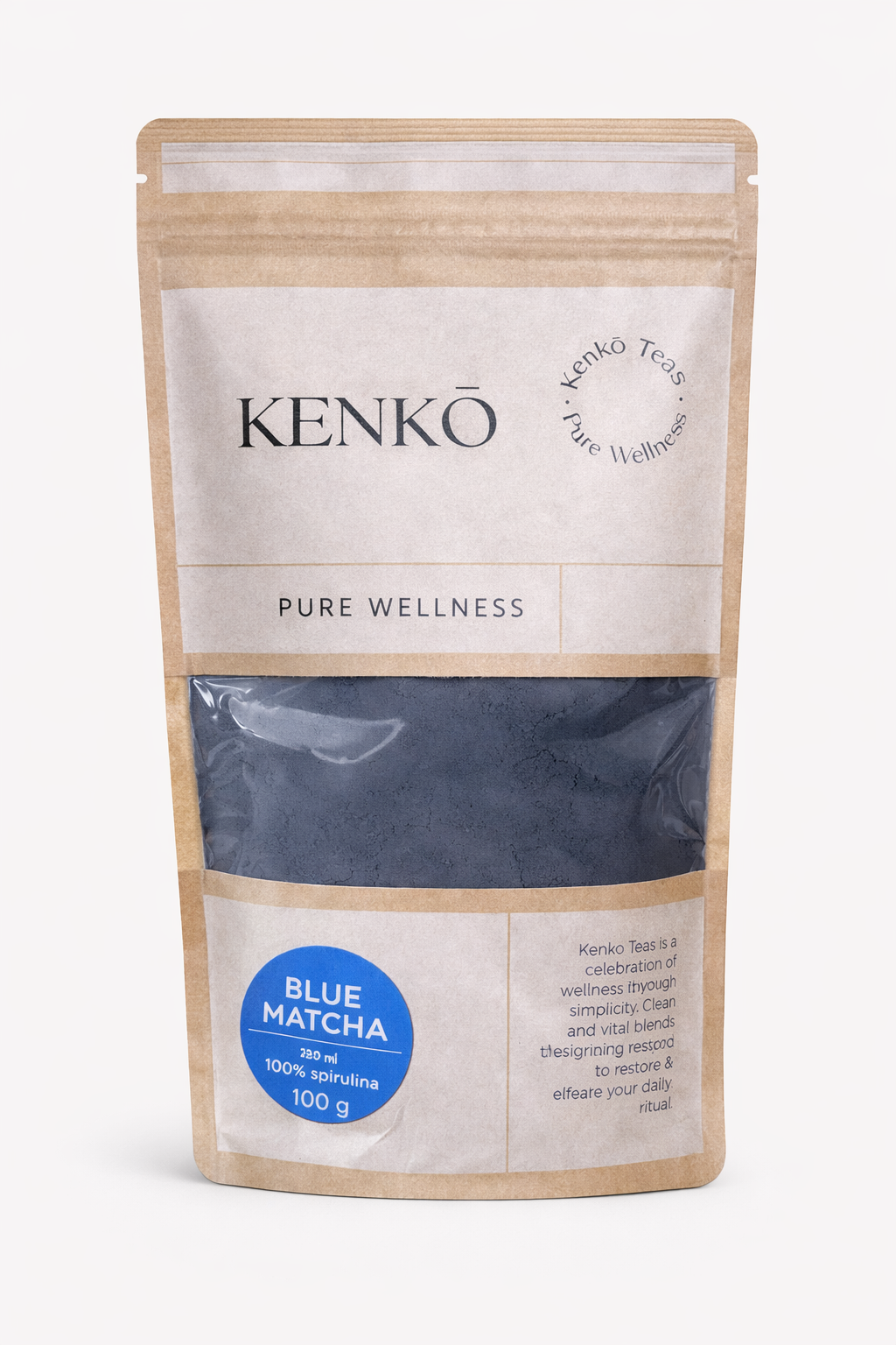 Kenko Blue Matcha tea pouch